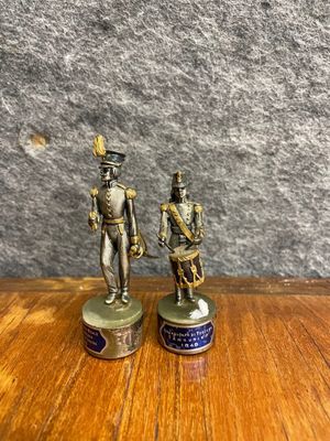 BRUSA Deux soldats du Grand Duc de Toscane et roi de Sardaig… - Photo 1