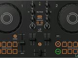 a close up of a dj controller on a white background