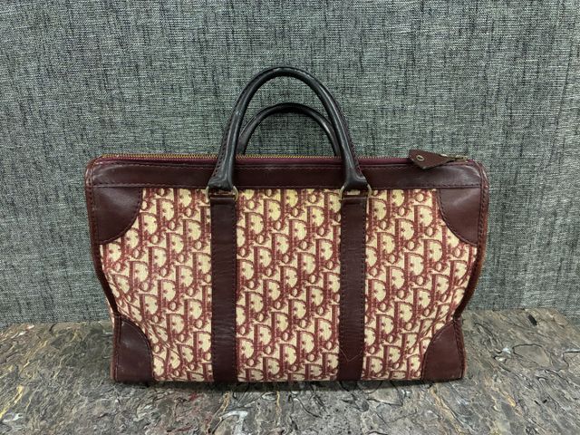 CHRISTIAN DIOR (Dans le goût) - Sac 24h en toile oblique et cuir ...