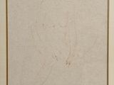 an image of a drawing of a woman ' s face in a white frame