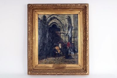 une photo d'un tableau accroché au mur