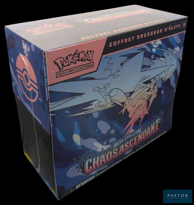 une boîte en carton sur laquelle est représenté un dragon