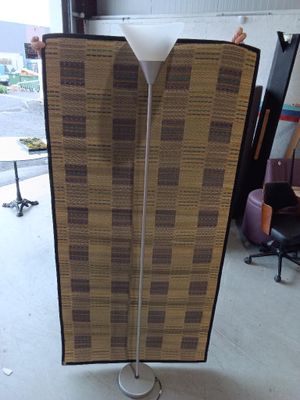 a cardboard display with a brown and black design on it