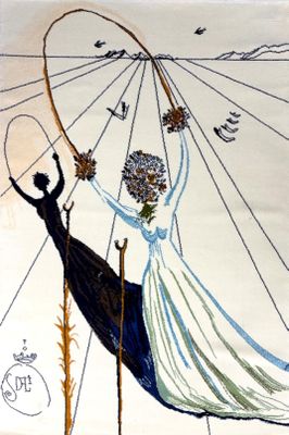 D'après Salvador DALI (1904-1989) pour EGE Axminster Danemar… - Photo 1