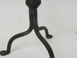 pair of antique cast iron table legs