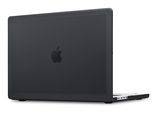 an apple macbook pro is shown with its back cover open