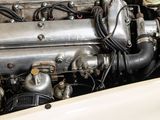 a close up of a car ' s engine in the back of the car