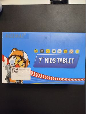 a picture of a kid ' s tablet on a desk