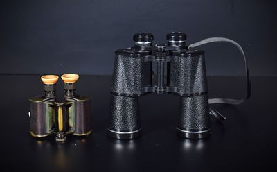 PAIRE DE JUMELLES soviétiques 16x50 avec étui + PAIRE DE JUM…