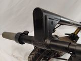 a close up view of a bicycle with a handlebar