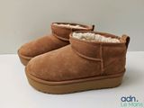 ugg mini bailey boot in chestnut sued