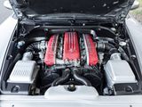 a car engine that is sitting in the trunk of a car