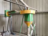 a machine that is sitting inside of a building