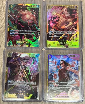One Piece Tcg Jap : Lot DE Quatre Sec (Secret Rare).