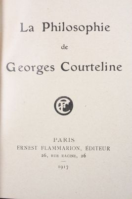 la philosophie de Georges Courteline.
