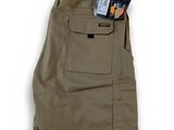 the back of a pair of khaki pants with a credit card in the pocket