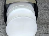 a close up of a toilet seat with the lid open