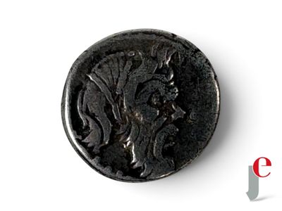 un gros plan d'une pièce de monnaie sur laquelle figure un lion