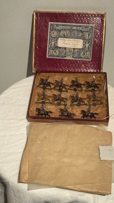 Boite de figurines en plomb Maison Sandre vers 1910 en taill…