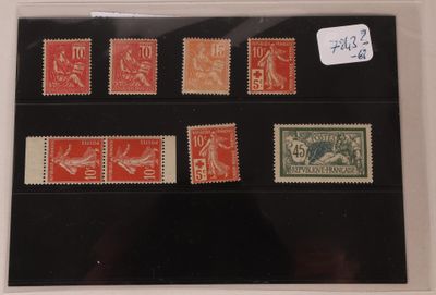une image représentant une photo de timbres sur fond noir