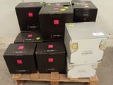 a lot of boxes that are stacked on a pallet