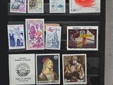 une photo d'une photo d'une collection de timbres