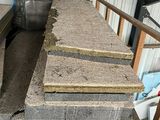 a pile of concrete blocks stacked on top of each other