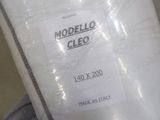 a close up of a plastic bag with a label on it that says modello cleo
