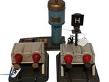 two pedals that are sitting next to each other