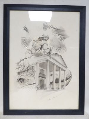 École du XXe siècle. Études architecturale et équestre. - Photo 1