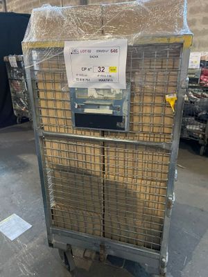 a cart that has a lot of items in it
