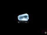an image of a large blue diamond on a black surface