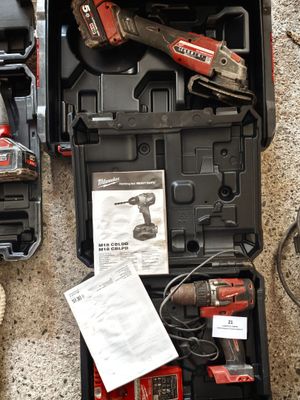 two tools in the case on the floor