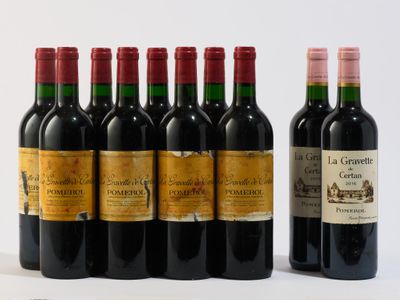 plusieurs bouteilles de vin sont alignées sur une surface blanche