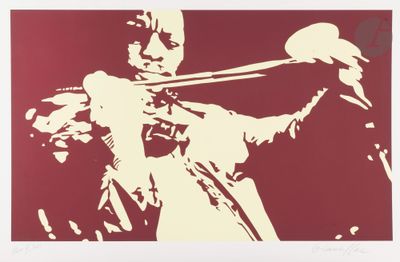 an image of a painting of a man with a sword in his hand