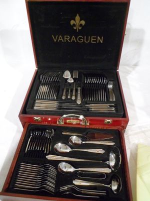 a box with a set of silverware in it