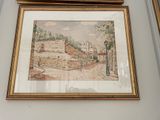 a picture of a painting hanging on the wall