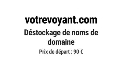Nom de domaine votrevoyant.com.
