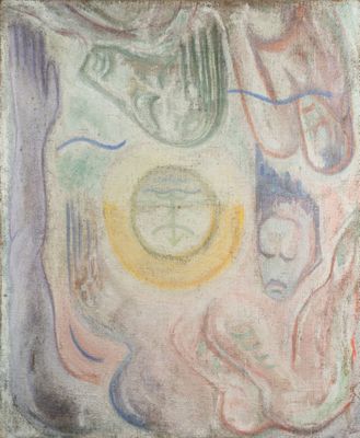 une image représentant un tableau accroché au mur, sur lequel figure un autre tableau