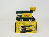 a toy train that is sitting on top of a box
