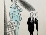 un dessin humoristique représentant un homme en costume à côté d'un homme en smoking