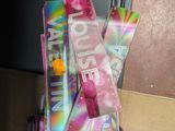 a box of toothbrushes and toothpaste sitting on a table