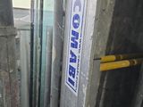 a sign on the door of a building that is under construction