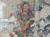 a picture of a painting on the wall of a building