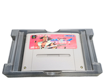 a nintendo game on a plastic tray on a white surface