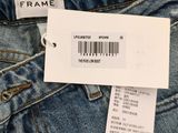 a close up of a label on the back of a pair of jeans