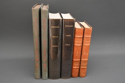 Lot de 6 volumes théâtre: Courteline: le train de 8h47, Boub…