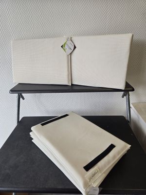 Lot 9 galettes de chaises 41x29x1,8cm