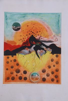une image d'une peinture sur un mur