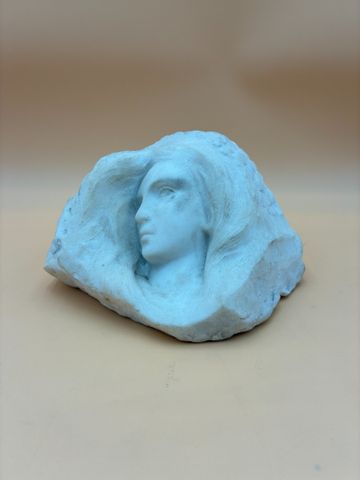 École Italienne XIXe début XXe. Sculpture en taille directe en ma